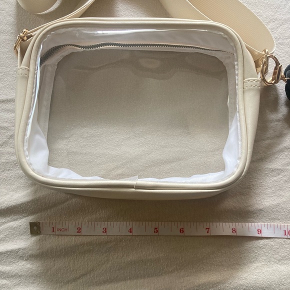 Transparent Cream Crossbody Bag - Picture 5 of 10